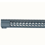 Sale 12″ Blue Titanium Keymod Handguard Rail