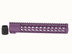 12″ SALE Purple Keymod Handguard Rail