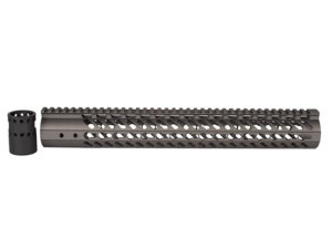 .308 Cerakote 15" Tungsten Grey Keymod Handguard Rail