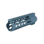 Titanium Blue MLOK Handguard for AR-15 – Seven Inch Free Float Rail