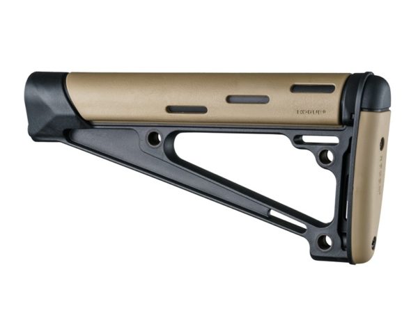 AR-15 / M16: OverMolded Fixed Buttstock (Fits A2 Buffer Tube) – Flat Dark Earth