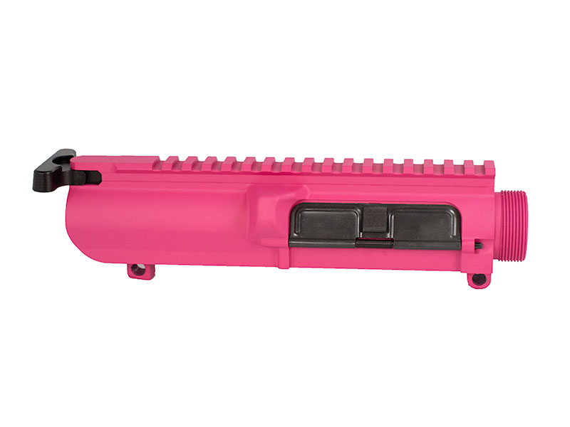 Assembled 308 Cerakoted Pink upper receiver