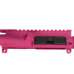 AR15 Pink upper receiver with door and forward assist
