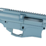 AR10 308 cerakote 80% lower & stripped upper set – blue titanium