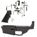 Black 80% DPMS AR-10/308 lower WITH Lower Parts Kit