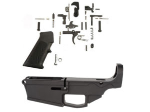 Black 80% DPMS AR-10/308 lower WITH Lower Parts Kit, USA