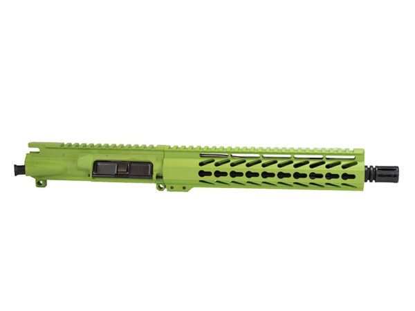 10.5″ Zombie Green AR-15 Pistol Upper Slim 10″ Keymod, USA