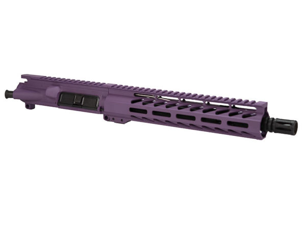 10.5″ Purple AR-15 Pistol Upper 10" M Lok Handguard