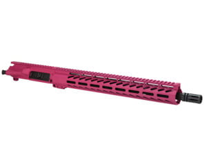 5.56 .223 Rifle upper cerakote Pink 15 M Lok