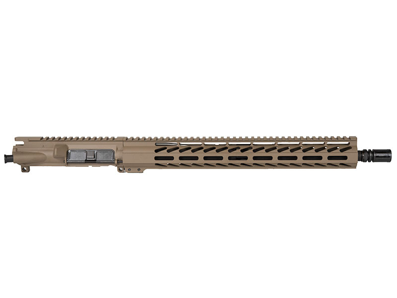 16 Flat Dark Earth 15 M-Lok Handguard Rifle Upper No BCG