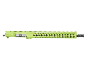 Buy 16″ .300 Blackout Zombie Green Upper with 15″ Keymod, USA. Will only warranty cycling with US made ammunition. 16" Green blackout 15" Keymod Upper