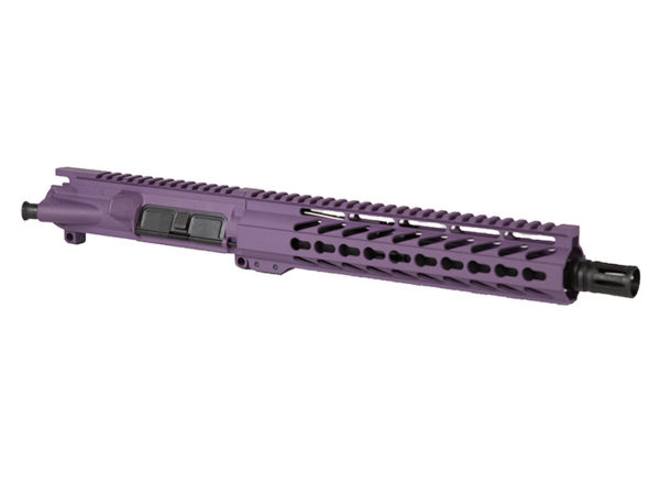 .300 Blackout 10.5" Purple Pistol Upper 10" M-Lok Rail