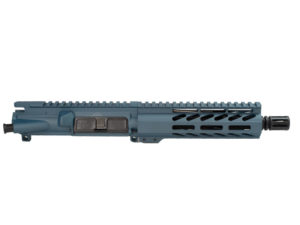 Titanium Blue 300 blackout Pistol Upper 7 M Lok Handguard