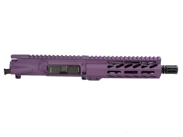 7.5″ Purple Ar-15  Pistol Upper with M-lok Handgaurd