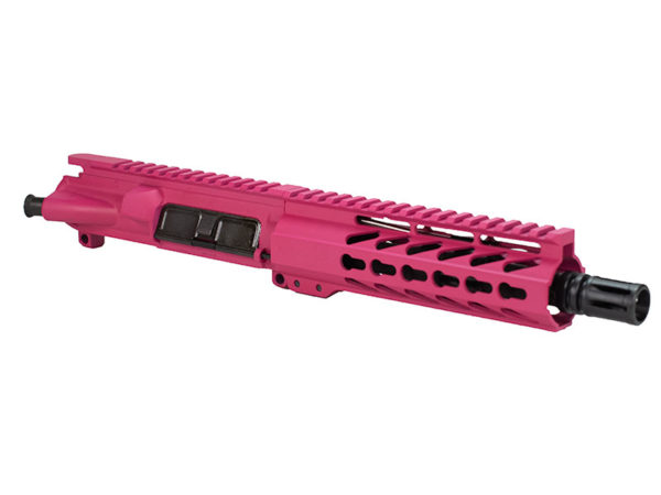 AR15 Pisrtol Upper Cerakote 7.5" Pink 7" Keymod