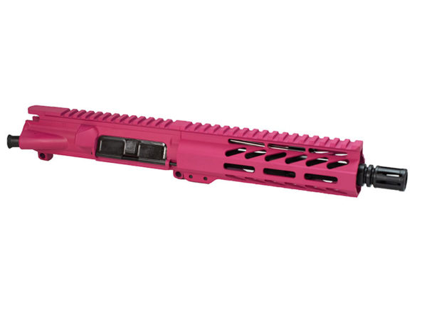 Cerakote Pink 7.5 Pistol AR-15 upper 7 Handguard M-lok