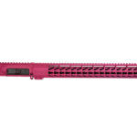Cerakote AR-15 Pink Rifle Upper With Slim 15 Keymod Handguard