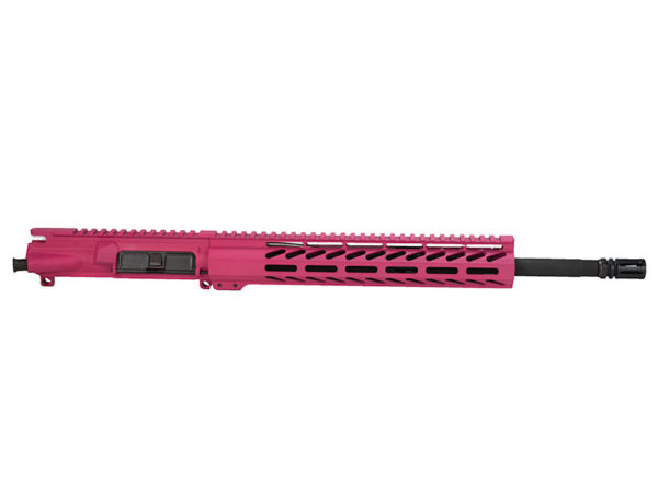 Buy AR-15 16″ Pink Upper, 12″ Free Float M-lok Rail Online in USA
