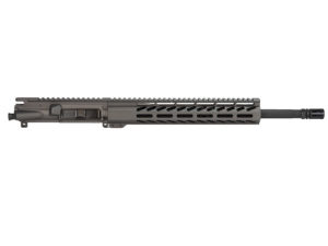 AR 15 Rifle upper Tungsten Grey cerakote M Lok Handguard