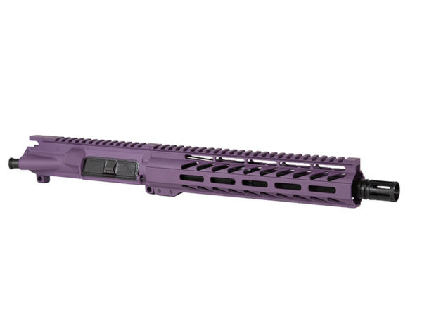 Purple 10.5" 300 Blackout Pistol Upper 10" M-lok