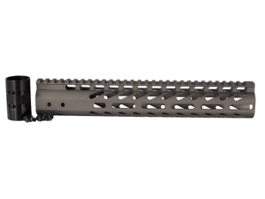 SALE 12″ Cerakote Tungsten Grey M-LOK Rail - Daytona Tactical