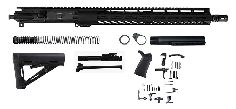 16" rifle kit with magpul hardware and mlok handguard