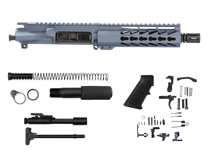 7-7 pistol kit Blue Key blackout