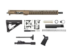 Buy Burnt Bronze 16″ Rifle Kit 5.56 with 15″ Keymod Online, USA