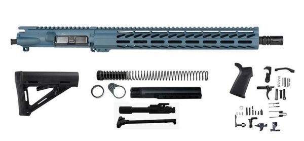 Buy Blue Titanium 16″ Rifle Kit .300 Blackout with 15″ M-lok, USA