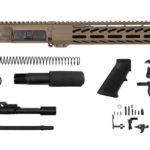 10.5″ 5.56 Flat Dark Earth Pistol Kit 10″ M-lok Handguard, USA