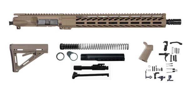 Buy Flat Dark Earth 16″ Rifle Kit 5.56 15″ M-LOK - Daytona Tactical