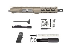 7.5" flat dark earth mlok upper assembled