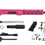 Pink 10.5″ AR-15 Pistol Kit with 10″ M-lok, USA - Daytona Tactical