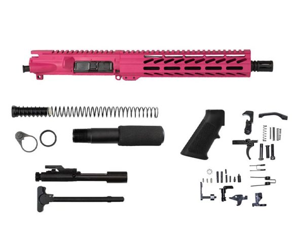 10.5″ .300 Blackout Pistol Kit 10″ M-lok Handguard – Pink, USA