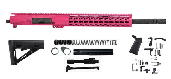 Buy Pink 16″ Rifle Kit 5.56 with 12″ Keymod Online, USA