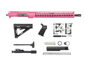 Daytona Tactical Pink 16-inch .300 Blackout Rifle Kit with 15-inch House Keymod Handguard — Pink Cerakote Finish