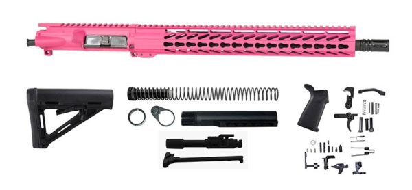 Buy Pink 16″ Rifle Kit .300 Blackout with 15″ Keymod Online, USA