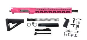 16" pink 300 blackout Rifle Kit no lower