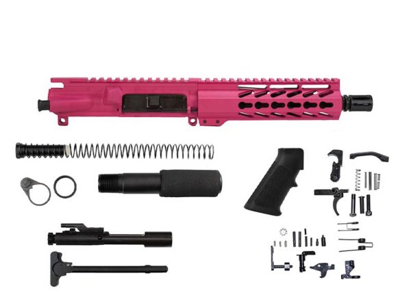 Pink 7.5″ Keymod .300 Blackout Pistol Kit, USA - Daytona Tactical