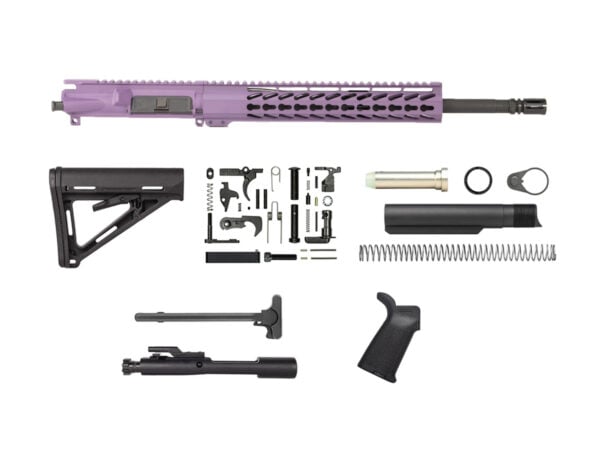 Purple 16″ Rifle Kit 5.56 with 12″ Keymod, USA - Daytona Tactical