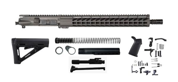 Buy Tungsten Grey 16″ Rifle Kit 300 Blkout with 15″ Keymod, USA