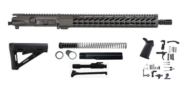 Shop Tungsten Grey 16″ Rifle Kit 5.56 with 15″ Keymod, USA
