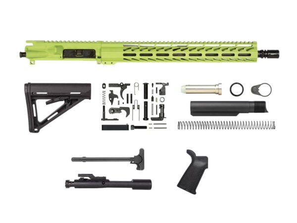 Zombie Green 16″ Rifle Kit 5.56 with 15″ M-lok - Daytona Tactical