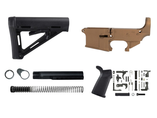 Buy Magpul MOE Lower Build Kit with Burnt Bronze Lower, USA