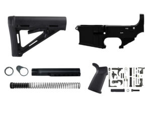Moe lower build kit with black lower