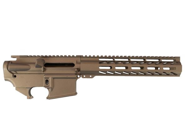 Buy AR-15 Builder Set with 10″ M-lok Rail in Burnt Bronze, USA