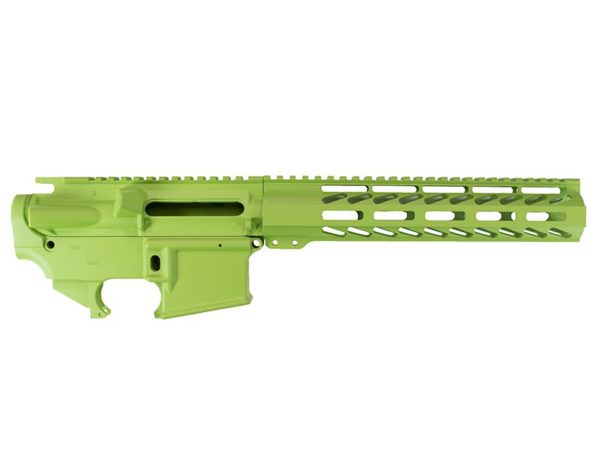 Buy AR-15 Builder Set with 10″ M-LOK Rail in Zombie Green, USA