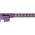 purple 15" m-lok build set with AR-15 lower , and mil-spec upper