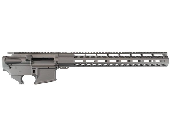 Buy Tungsten Grey AR-15 Builder Set with 15″ M-lok Rail, USA