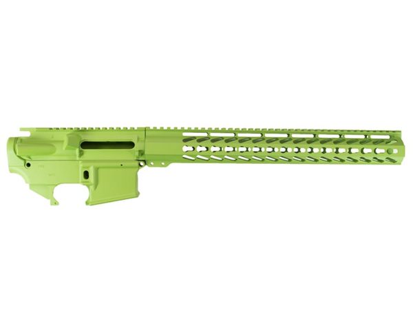 Buy AR-15 Builder Set with 15″ keymod rail in Zombie Green, USA